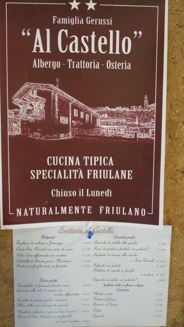 Al Castello 호텔 Artegna 외부 사진